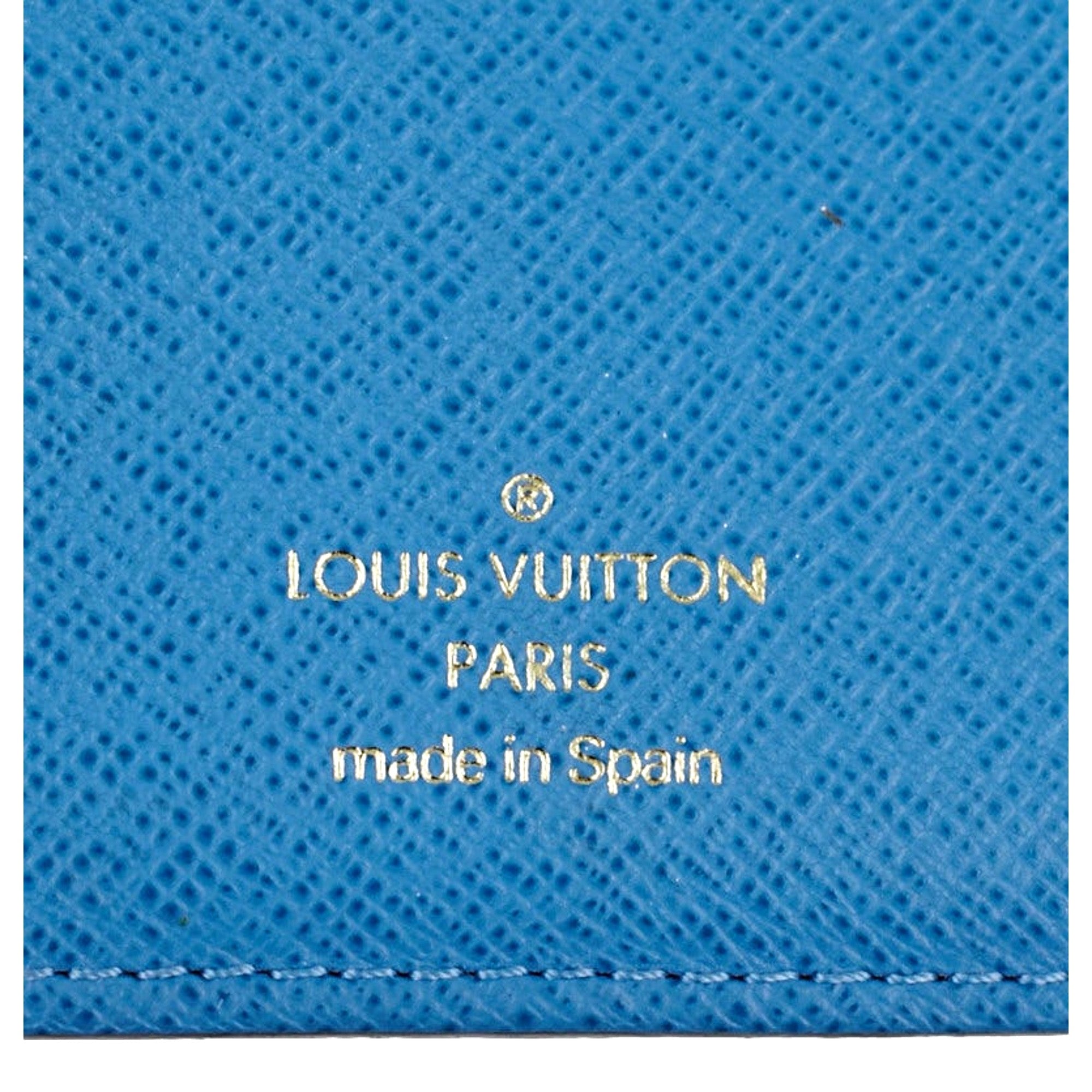 Louis Vuitton Monogram Canvas Koala Agenda PM Blue Notebook Cover - available at Queen Bee of Beverly Hills. 