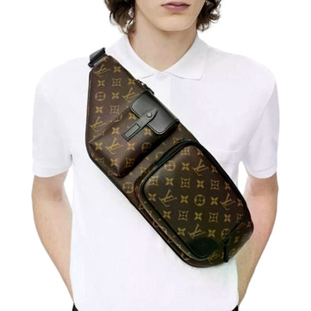 Louis Vuitton Monogram Macassar Christopher Bumbag - available at Queen Bee of Beverly Hills. 