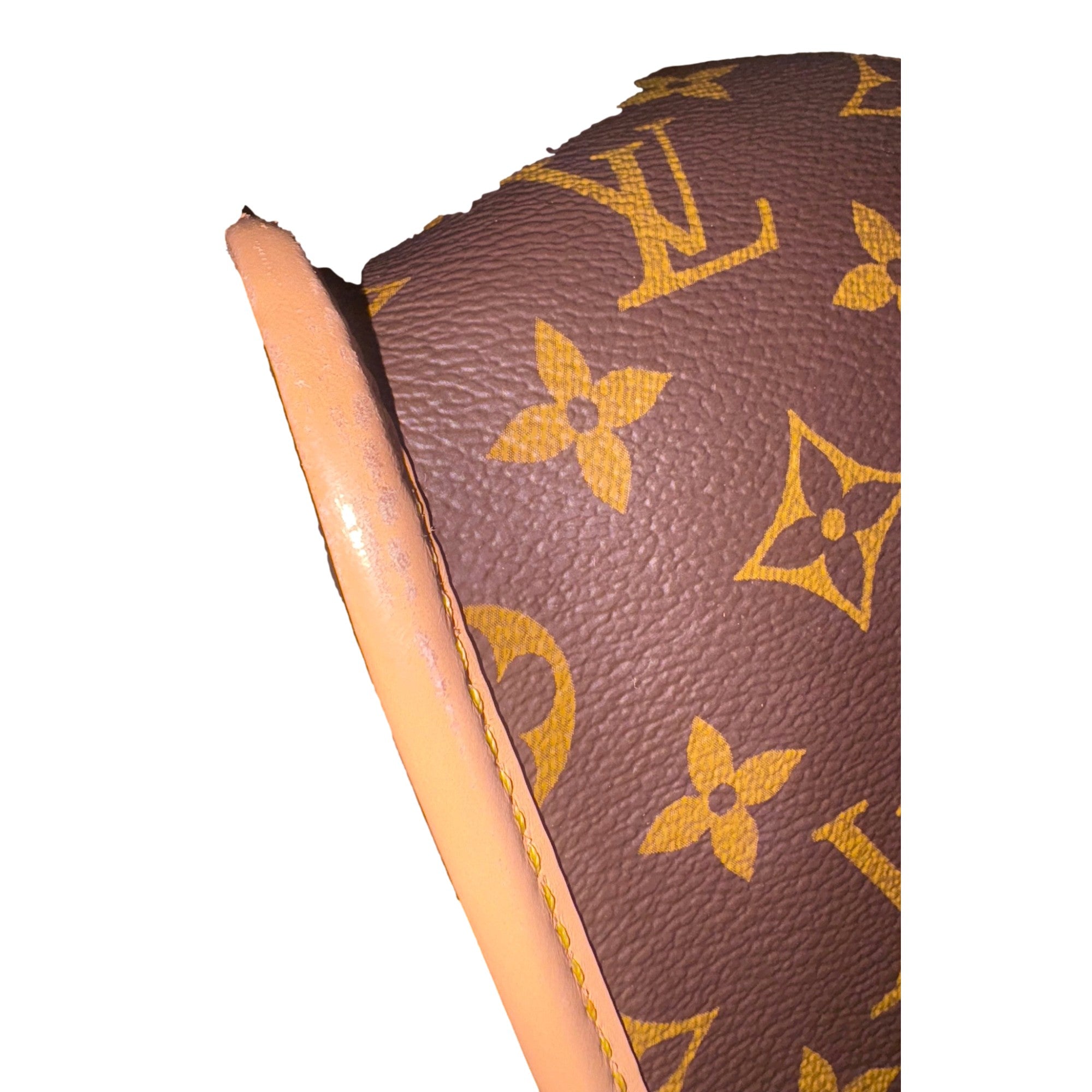 Louis Vuitton Diane Monogram Canvas Leather Satchel with Jacquard Strap