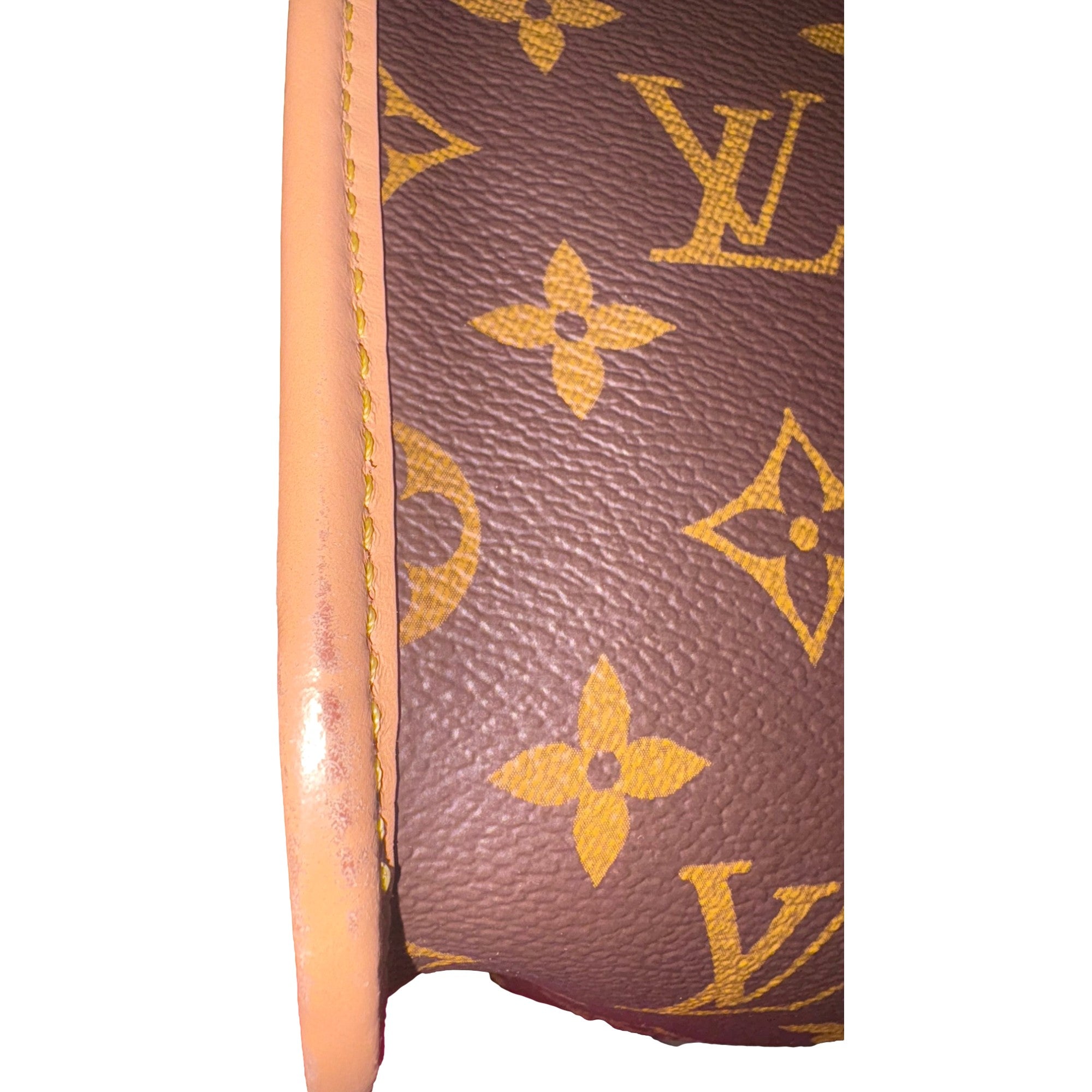 Louis Vuitton Diane Monogram Canvas Leather Satchel with Jacquard Strap