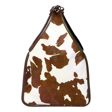 Miu Miu Mini Cow Printed Leather Suede Handbag