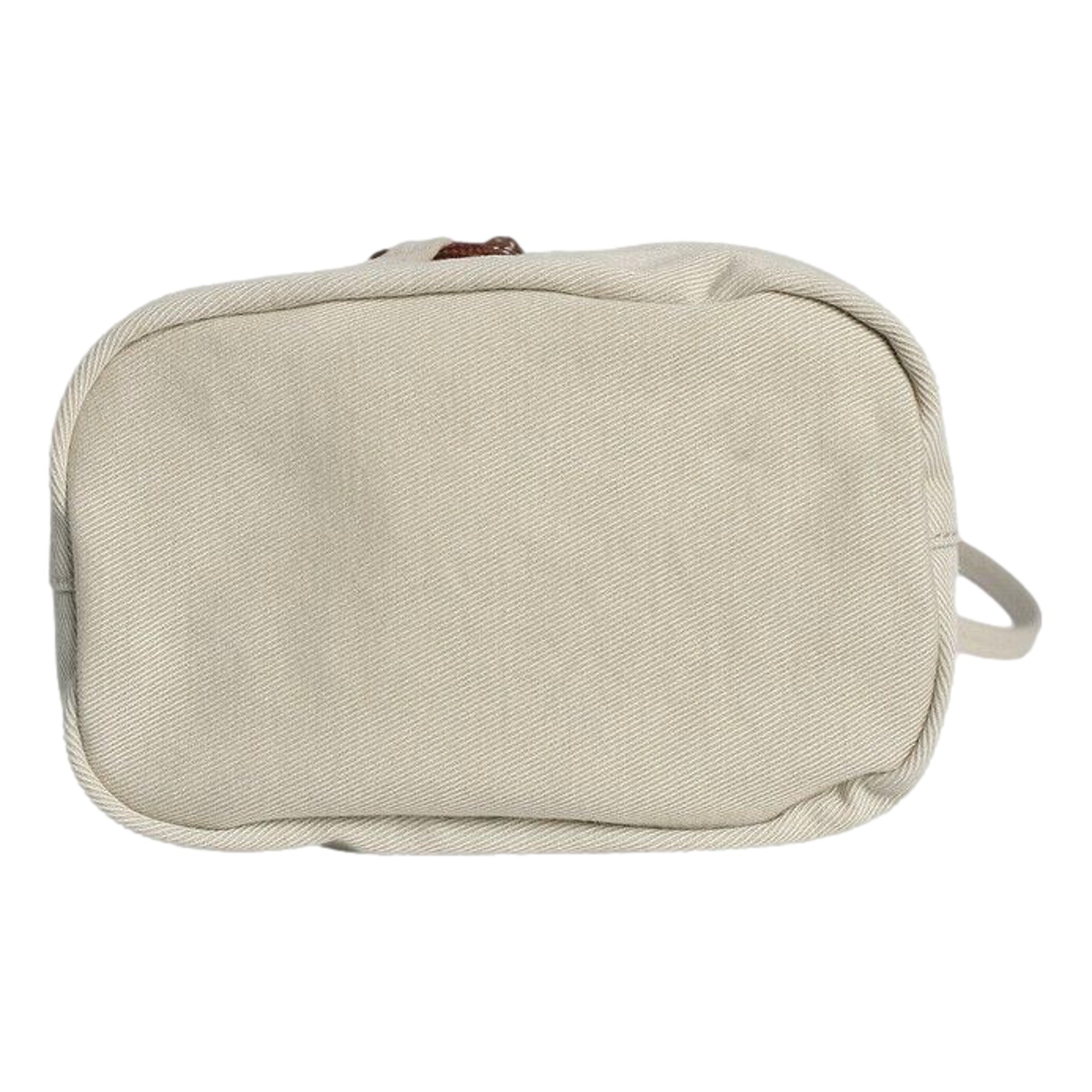 Miu Miu Gabardine Mini Bucket Bag White | Queen Bee of Beverly Hills