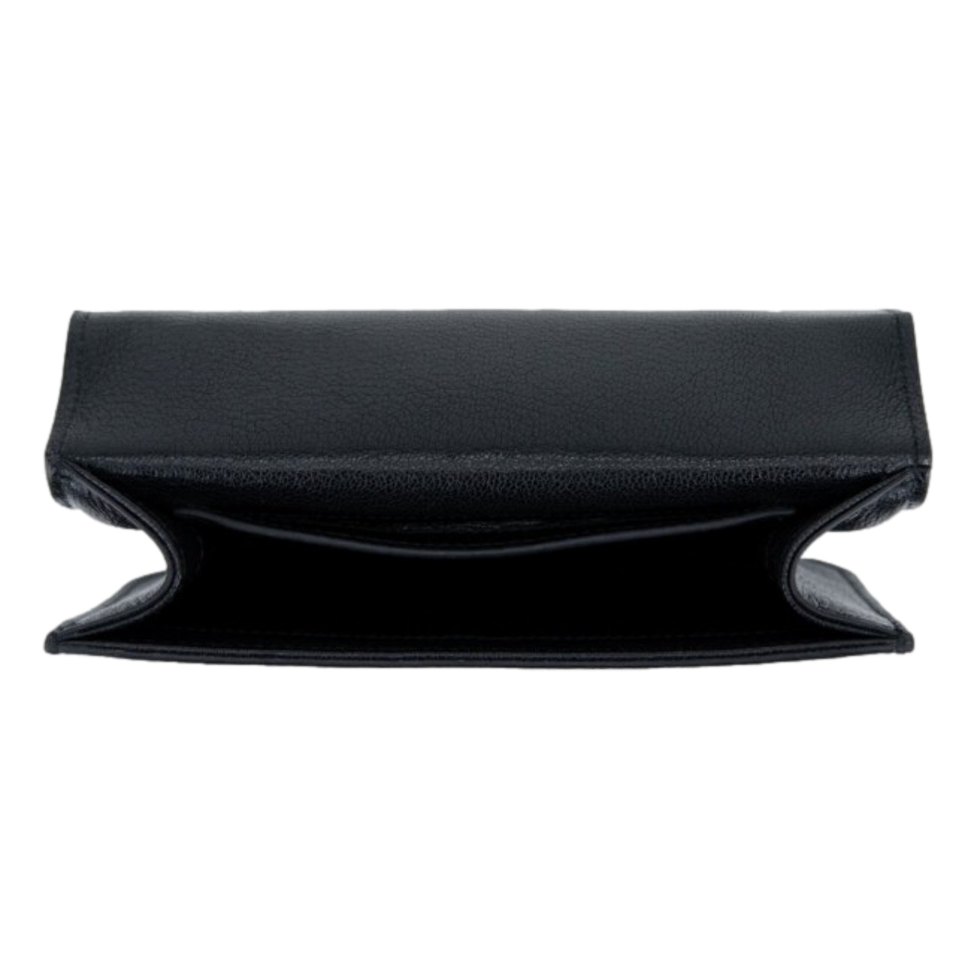 Miu Miu Madras Black Leather Crossbody Bag available at Queen Bee of Beverly Hills