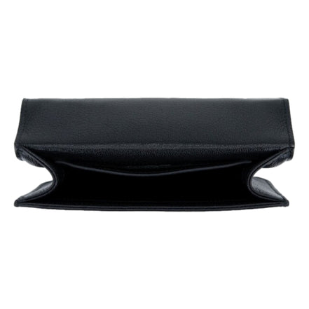 Miu Miu Madras Black Leather Crossbody Bag available at Queen Bee of Beverly Hills