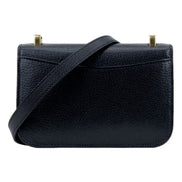 Miu Miu Madras Black Leather Crossbody Bag available at Queen Bee of Beverly Hills
