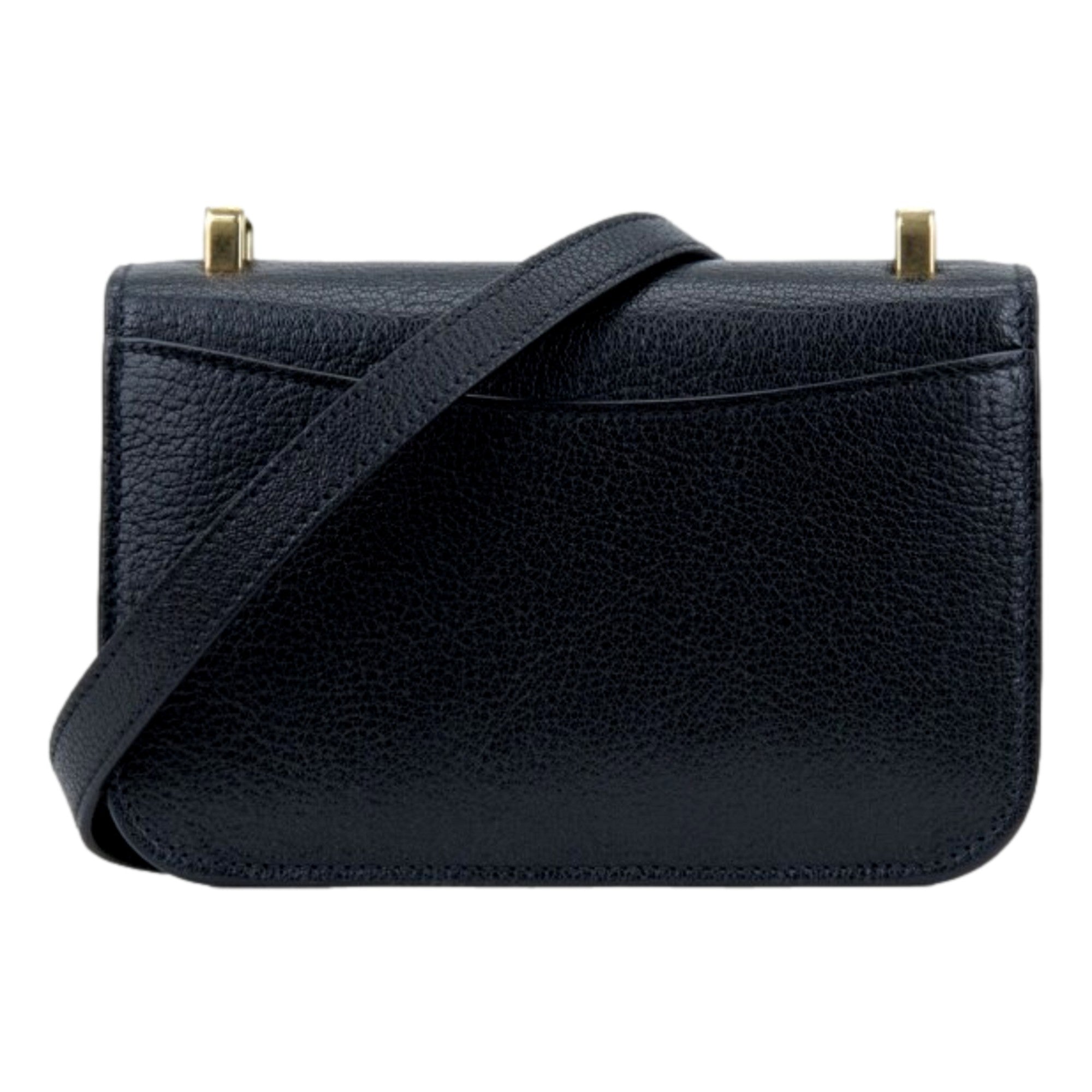 Miu Miu Madras Black Leather Crossbody Bag available at Queen Bee of Beverly Hills