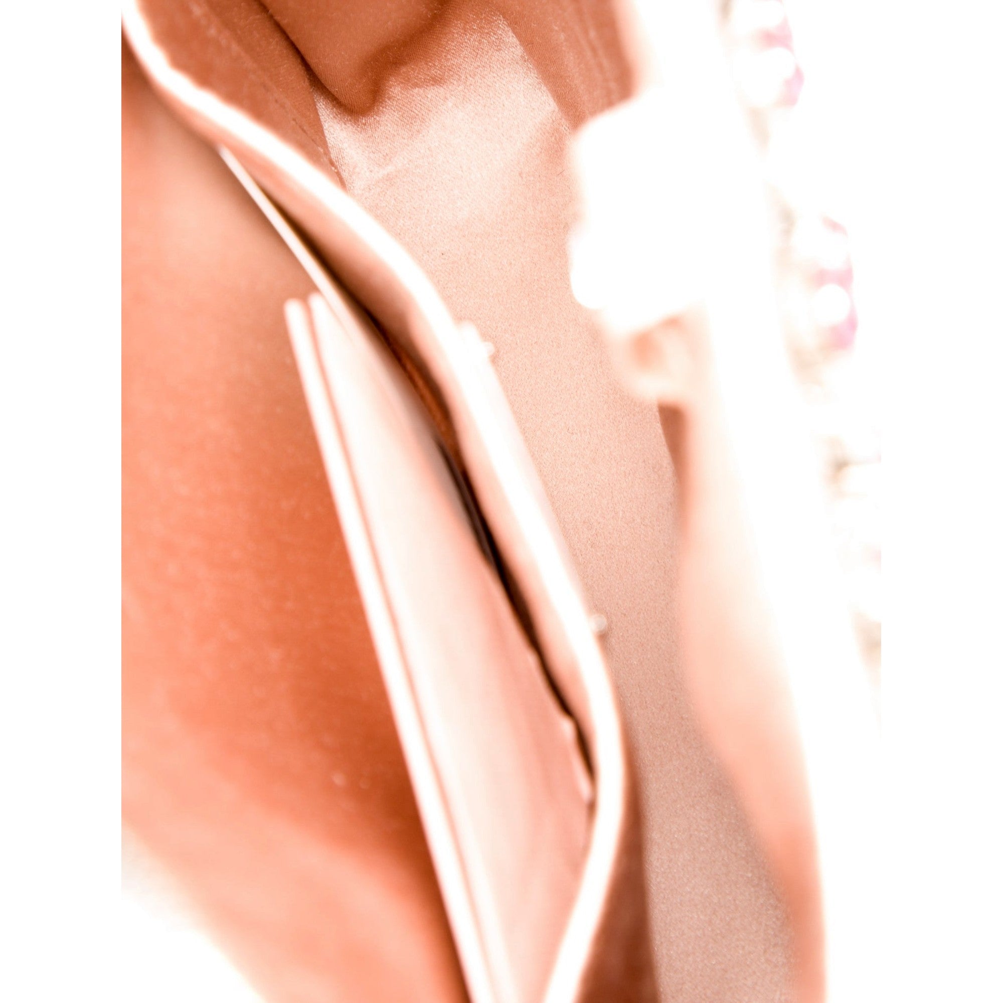 Miu Miu Sassy Crystal Embellished Powder Pink Satin Handbag