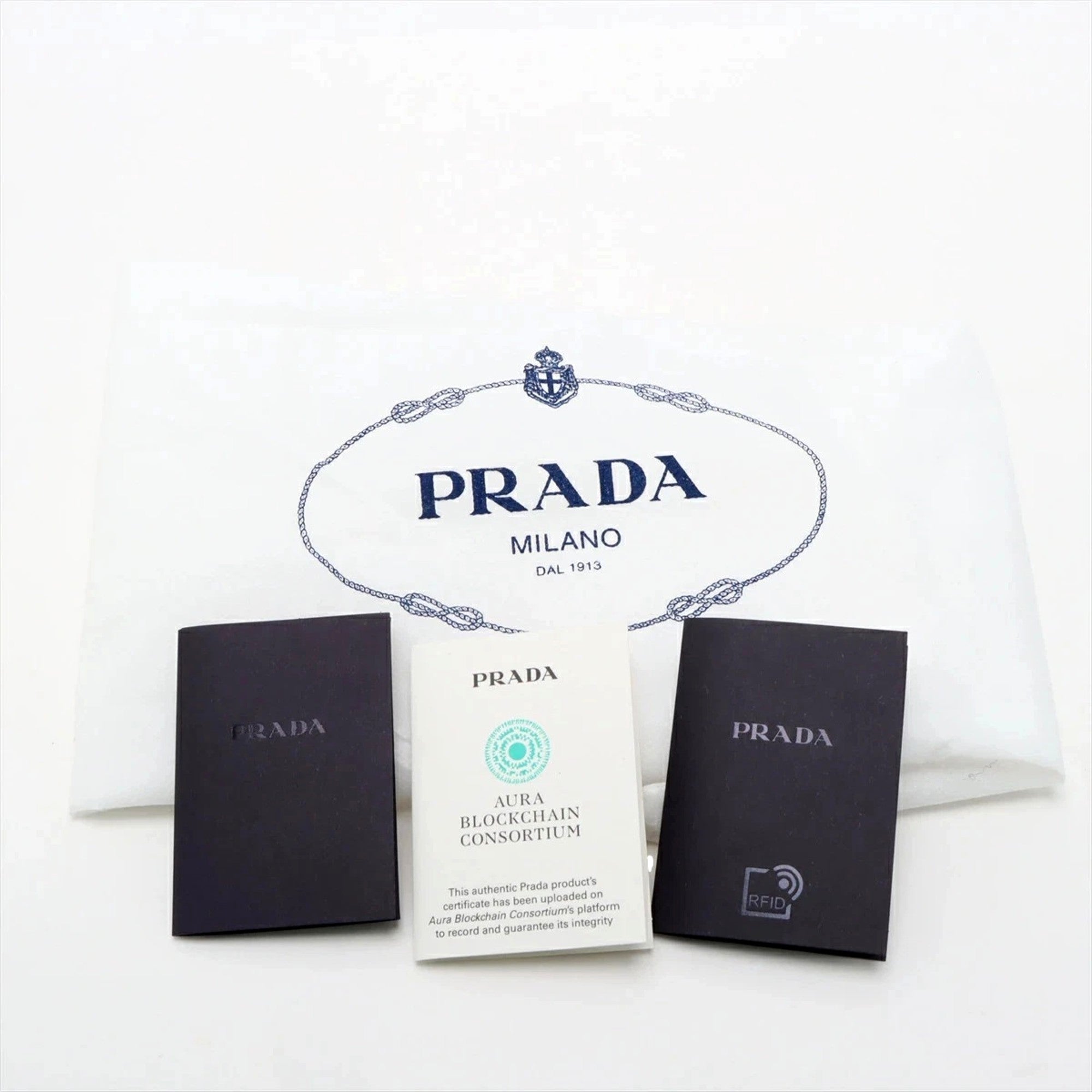 Prada 2Way Tessuto Nylon Cielo Blue Ostrich Leather Shoulder Handbag