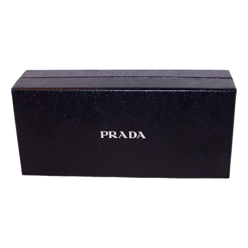 Prada Banana Saffiano Leather Name Tag Keychain Iconic Prada at_Queen_Bee_of_Beverly_Hills