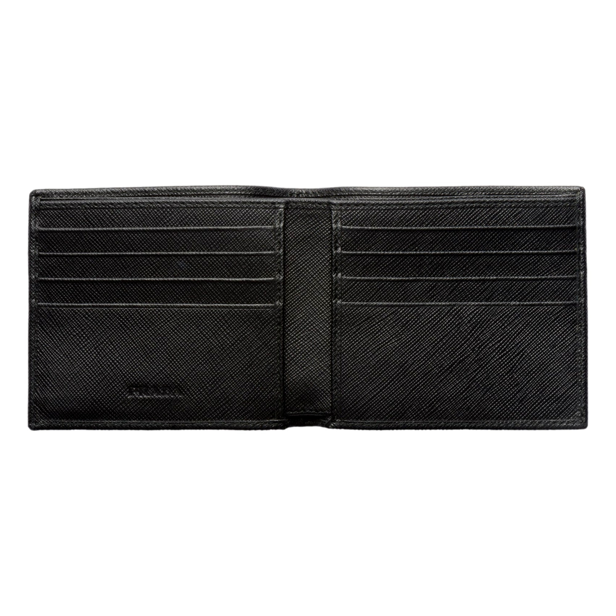 Prada Saffiano Bifold Wallet sold at Queen Bee of Beverly Hills