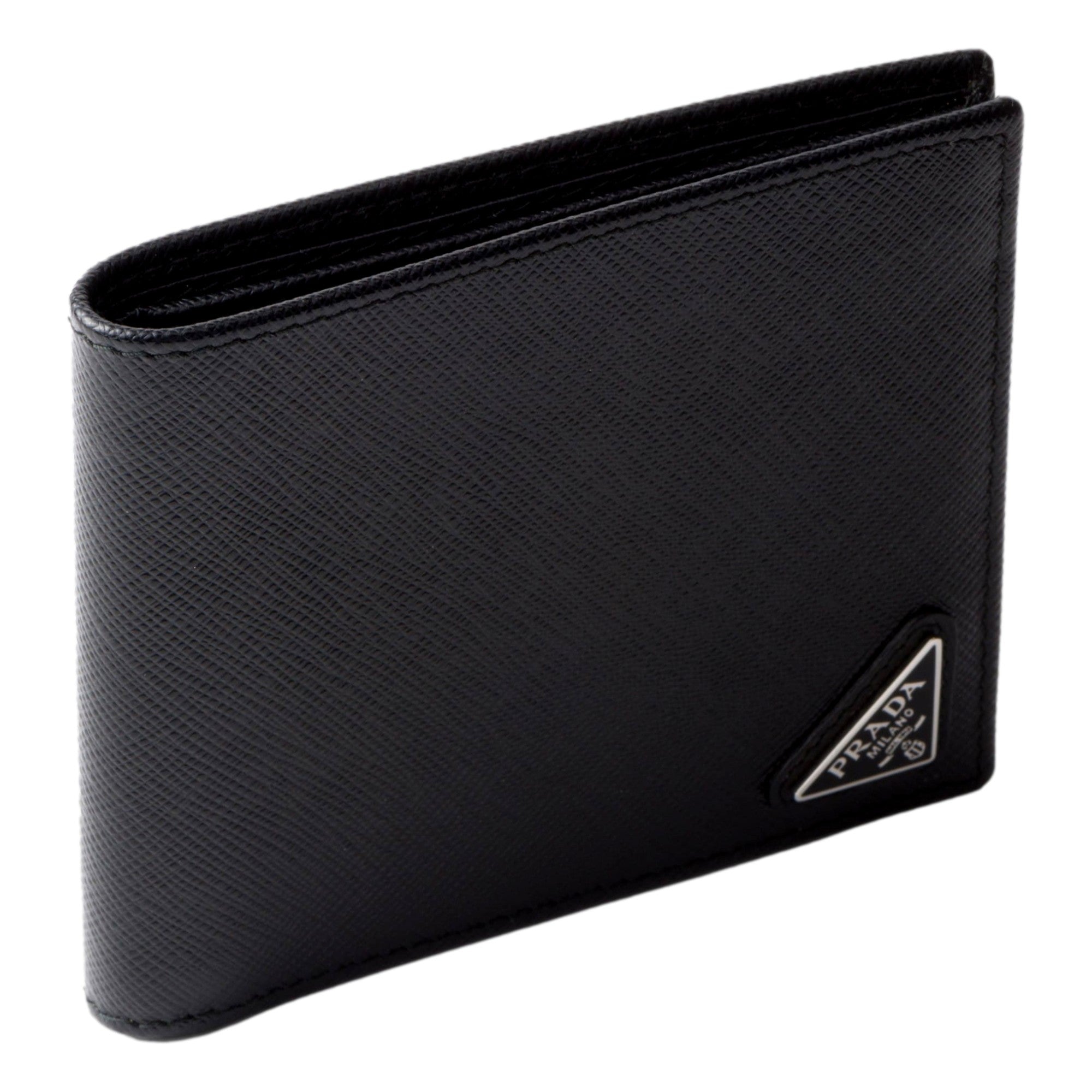 Prada Saffiano Bifold Wallet sold at Queen Bee of Beverly Hills