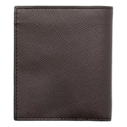 Prada Smoky Emerald Saffiano Leather Bifold Wallet - available at Queen Bee of Beverly Hills. 