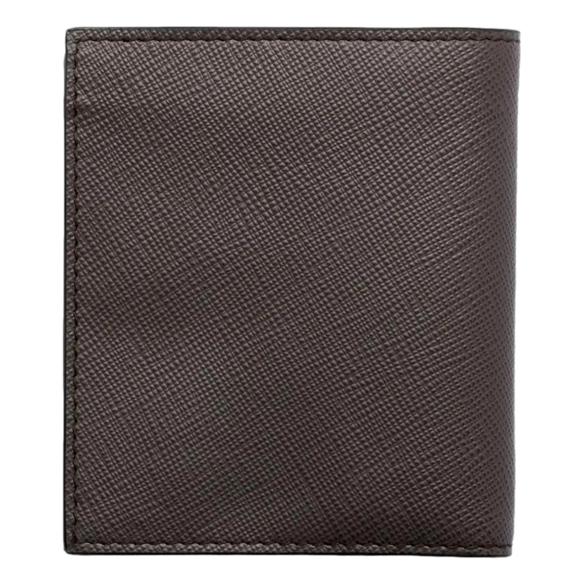 Prada Smoky Emerald Saffiano Leather Bifold Wallet - available at Queen Bee of Beverly Hills. 