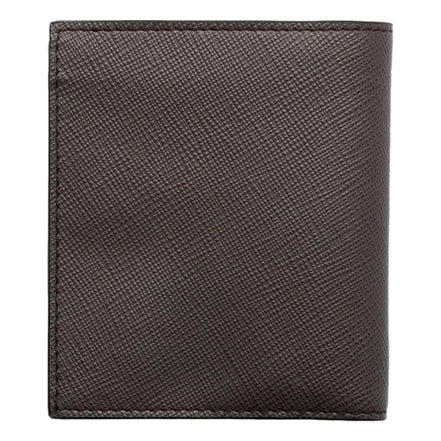Prada Smoky Emerald Saffiano Leather Bifold Wallet - available at Queen Bee of Beverly Hills. 