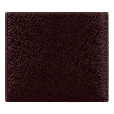 Prada Bruciato Dark Brown Saffiano Leather Bifold Wallet - available at Queen  Bee of Beverly Hills. 