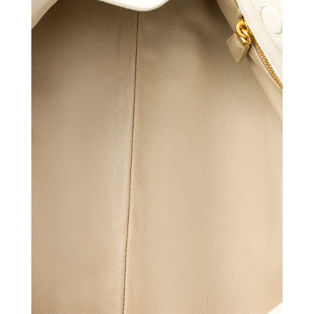 Prada Enchaine Small Shoulder Bag Calfskin Leather White - available at Queen Bee of Bee of Beverly Hills.