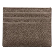 Prada Men’s Vitello Daino Grey Bambu Leather Card Holder - available at Queen Bee of Beverly Hills. 