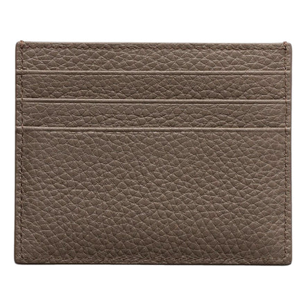 Prada Men’s Vitello Daino Grey Bambu Leather Card Holder - available at Queen Bee of Beverly Hills. 