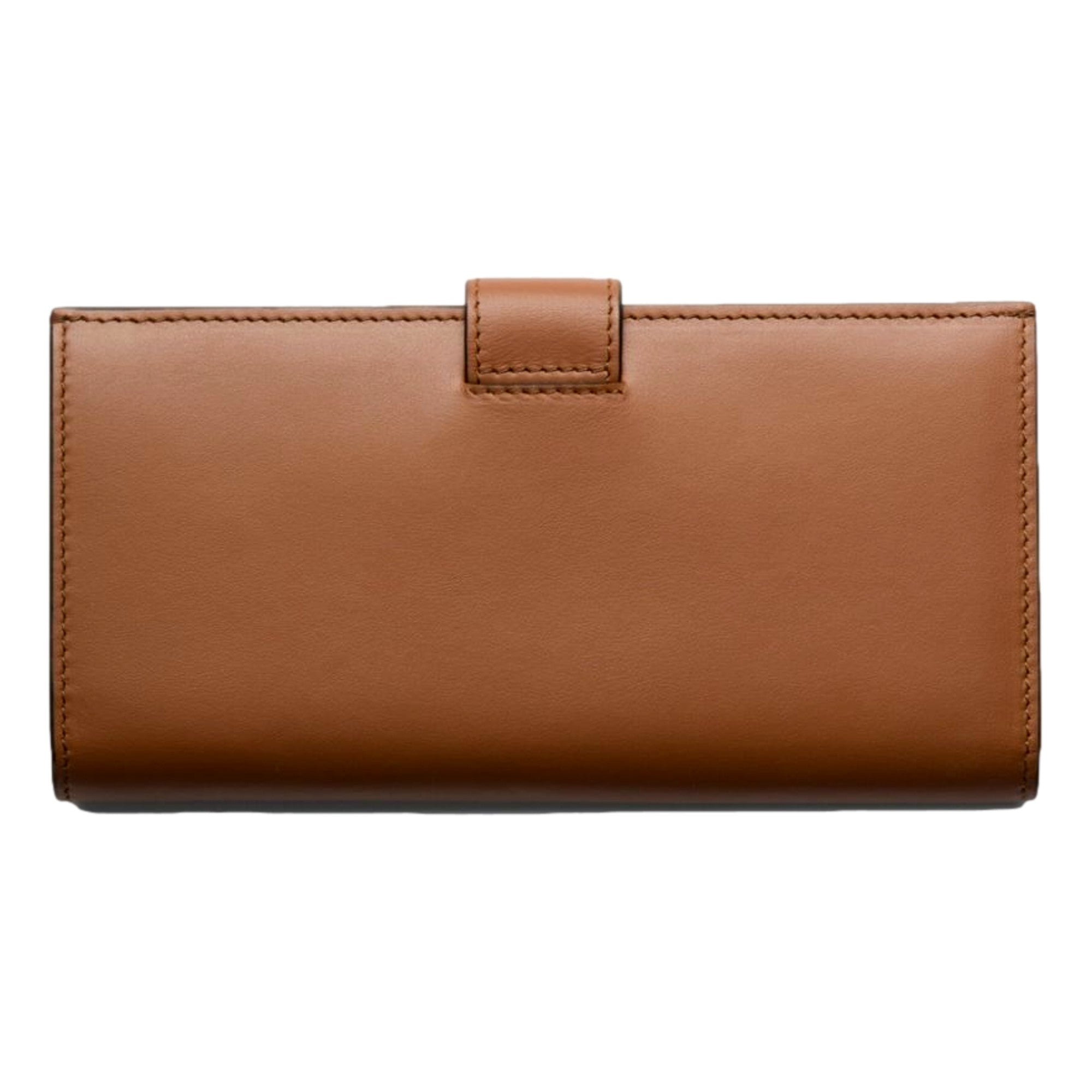 Prada City Wallet in Cognac sold at Queen Bee of Beverly Hills