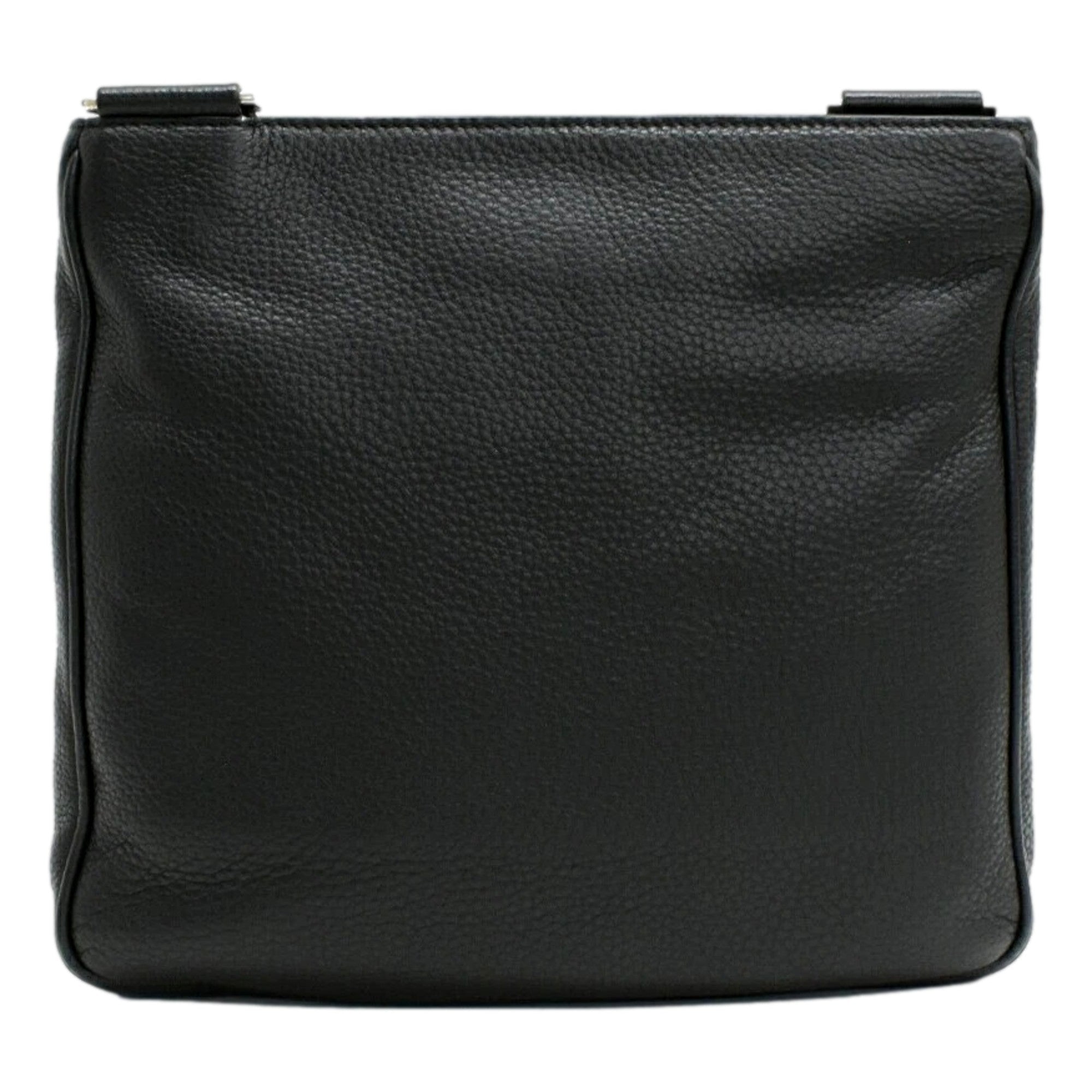 Prada City Vitello Leather Black Messenger Crossbody Bag available at Queen Bee of Beverly Hills