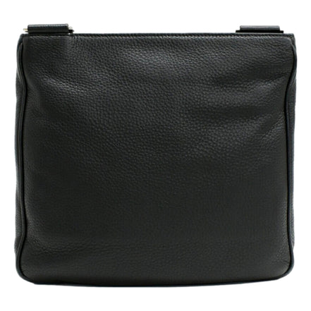 Prada City Vitello Leather Black Messenger Crossbody Bag available at Queen Bee of Beverly Hills