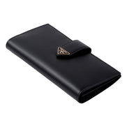 Prada City Wallet in Black sold at Queen Bee of Beverly Hills