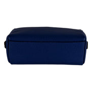 Prada Contenitore Baltico Navy Blue Vitello Daino Vanity Case available at Queen Bee of Beverly Hills