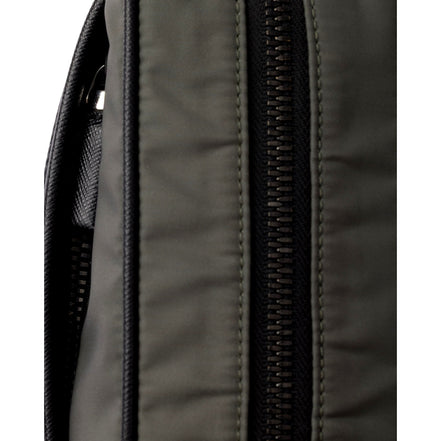 Prada Re-Nylon Saffiano Leather Camera Crossbody Zip Bag in Green