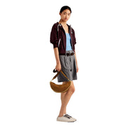 Prada Demi Lune Re-Nylon Crescent Shoulder Bag available at Queen Bee of Beverly Hills