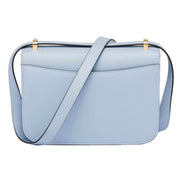 Prada Embleme Triangle Logo Saffiano Leather Crossbody Bag Celeste Blue