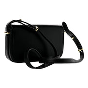 Prada Embleme Triangle Logo Soft Calfskin Crossbody Bag Black sold at Queen Bee of Beverly Hills