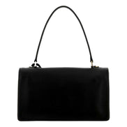 Prada Soft Sound Medium Black Soft Grain Leather Shoulder Bag - available at Queen Bee of Beverly Hills.