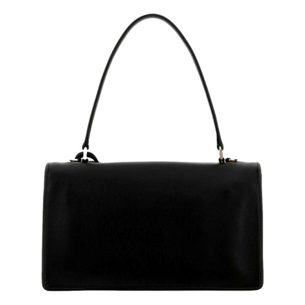 Prada Soft Sound Medium Black Soft Grain Leather Shoulder Bag - available at Queen Bee of Beverly Hills.