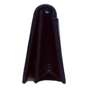 Prada Mens Saffiano Flap Card Holder Wallet Black available at Queen Bee of Beverly Hills