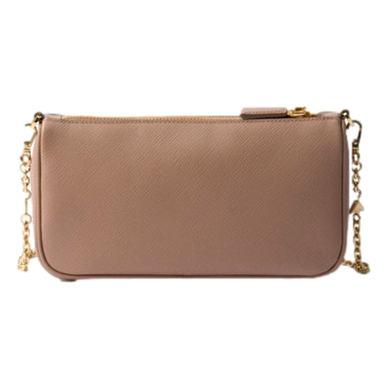 Prada Saffiano Leather Chain Strap Mini Shoulder Bag - available at Queen Bee of Beverly Hills. 