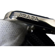 Prada Pradamalia Trick Robot Wood and Metal Begonia Pink Bag Charm