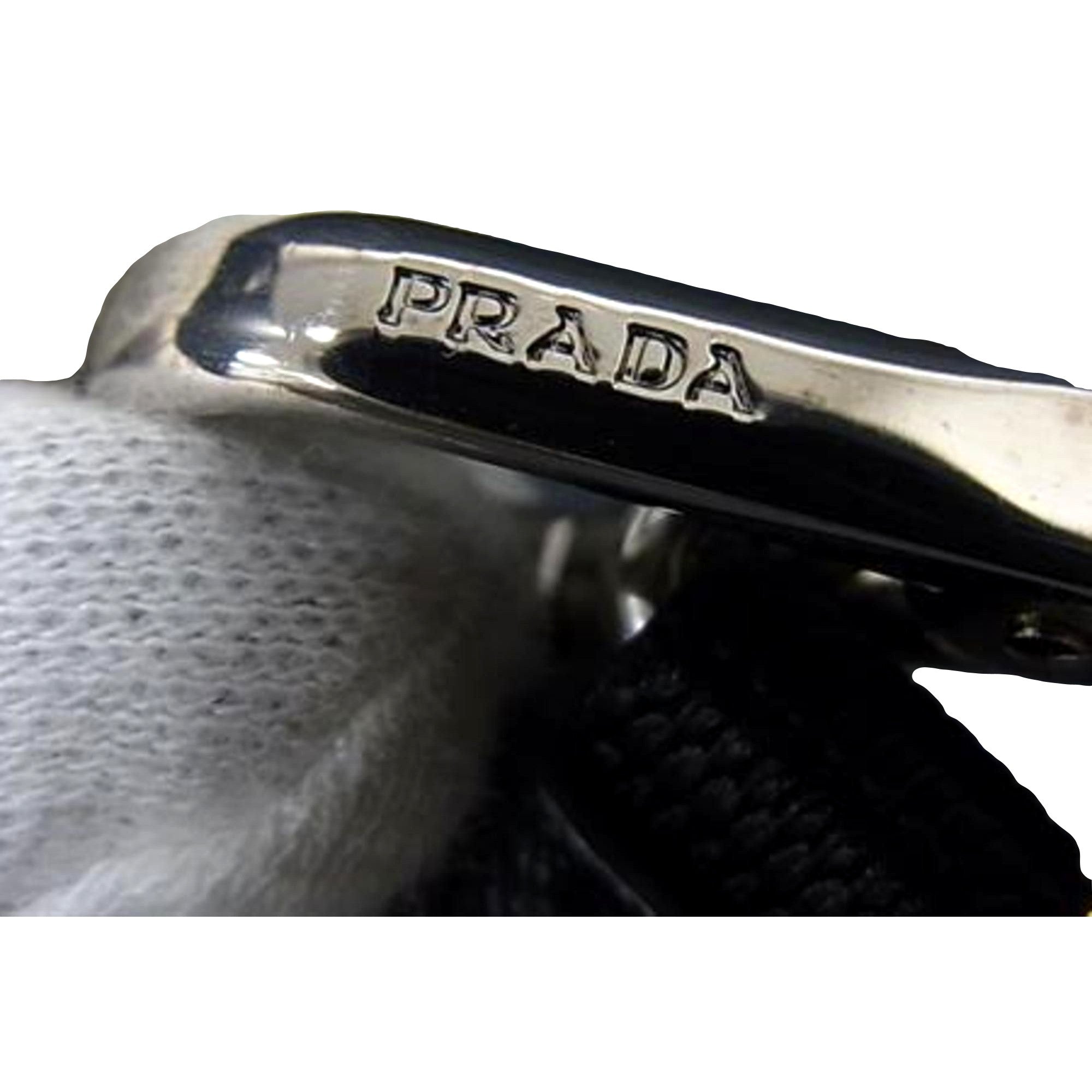 Prada Pradamalia Trick Robot Wood and Metal Begonia Pink Bag Charm