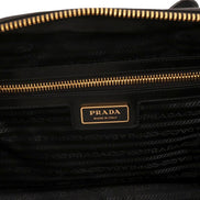 Prada Re-Edition 1978 Medium Re-Nylon and Saffiano Leather Two-Handle Bag Black