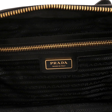 Prada Re-Edition 1978 Medium Re-Nylon and Saffiano Leather Two-Handle Bag Black