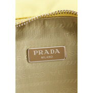 Prada Re-Edition 2005 Yellow Nylon Shoulder Bag with Pouch - available at Queen Bee of Beverly Hills.
