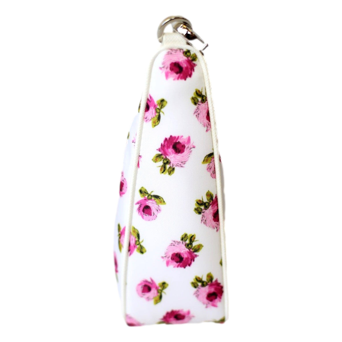 Prada Re-Edition Hobo Bag Tessuto Nylon Womens Mini Pink and White Floral available at Queen Bee of Beverly Hills