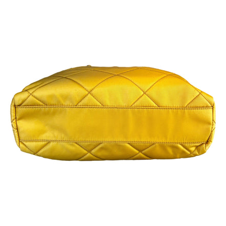 Prada Re-Edition Maize Yellow 1995 Chaîne Re-Nylon Tote Bag available at Queen Bee of Beverly Hills