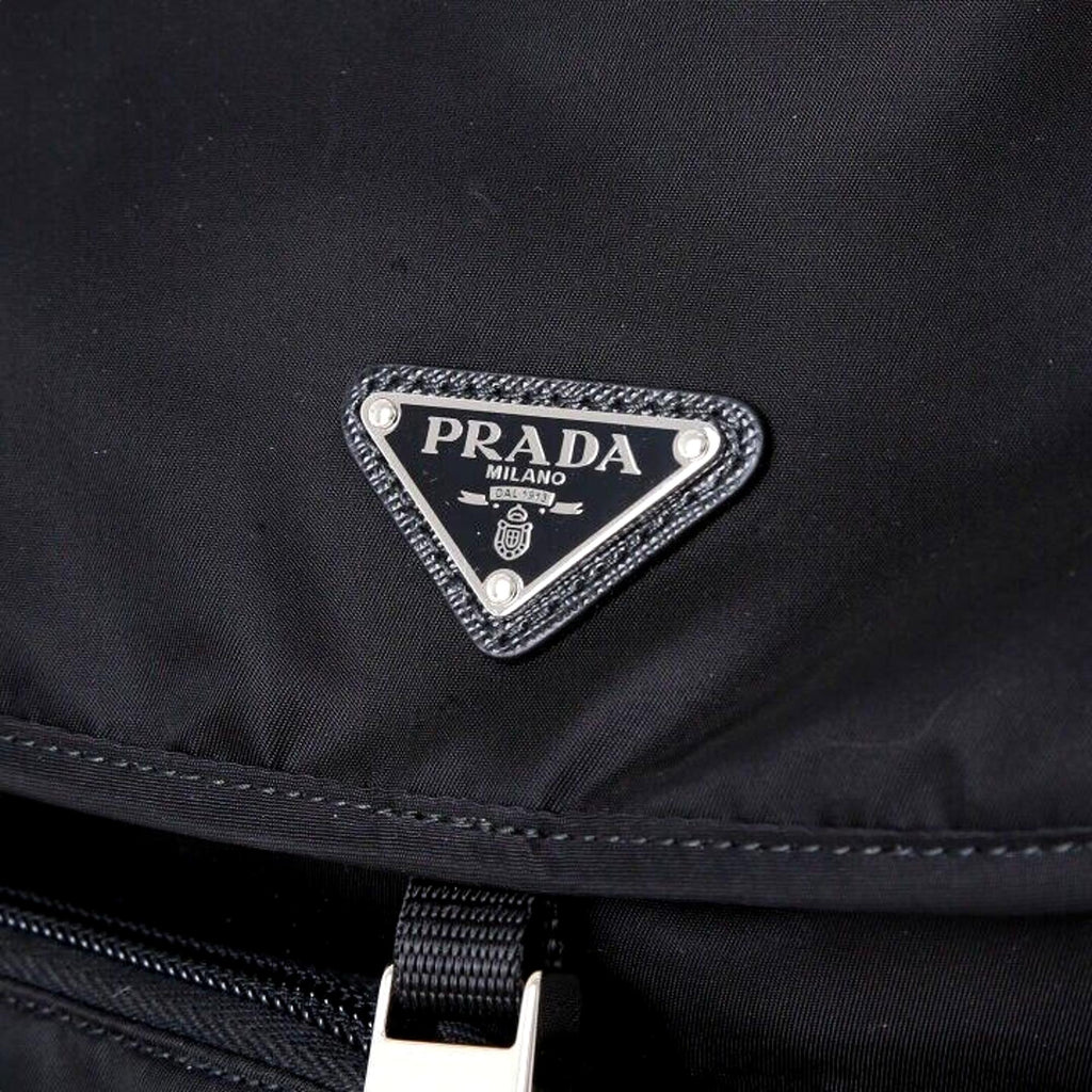Prada Re-Nylon Black Drawstring Medium Rucksack Backpack – Queen Bee of ...