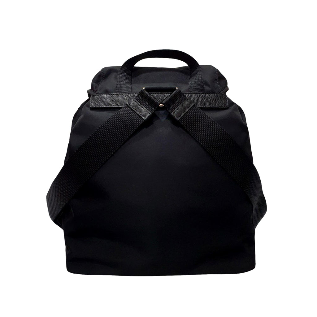 Prada Re-Nylon Black Drawstring Small Rucksack Backpack at_Queen_Bee_of_Beverly_Hills