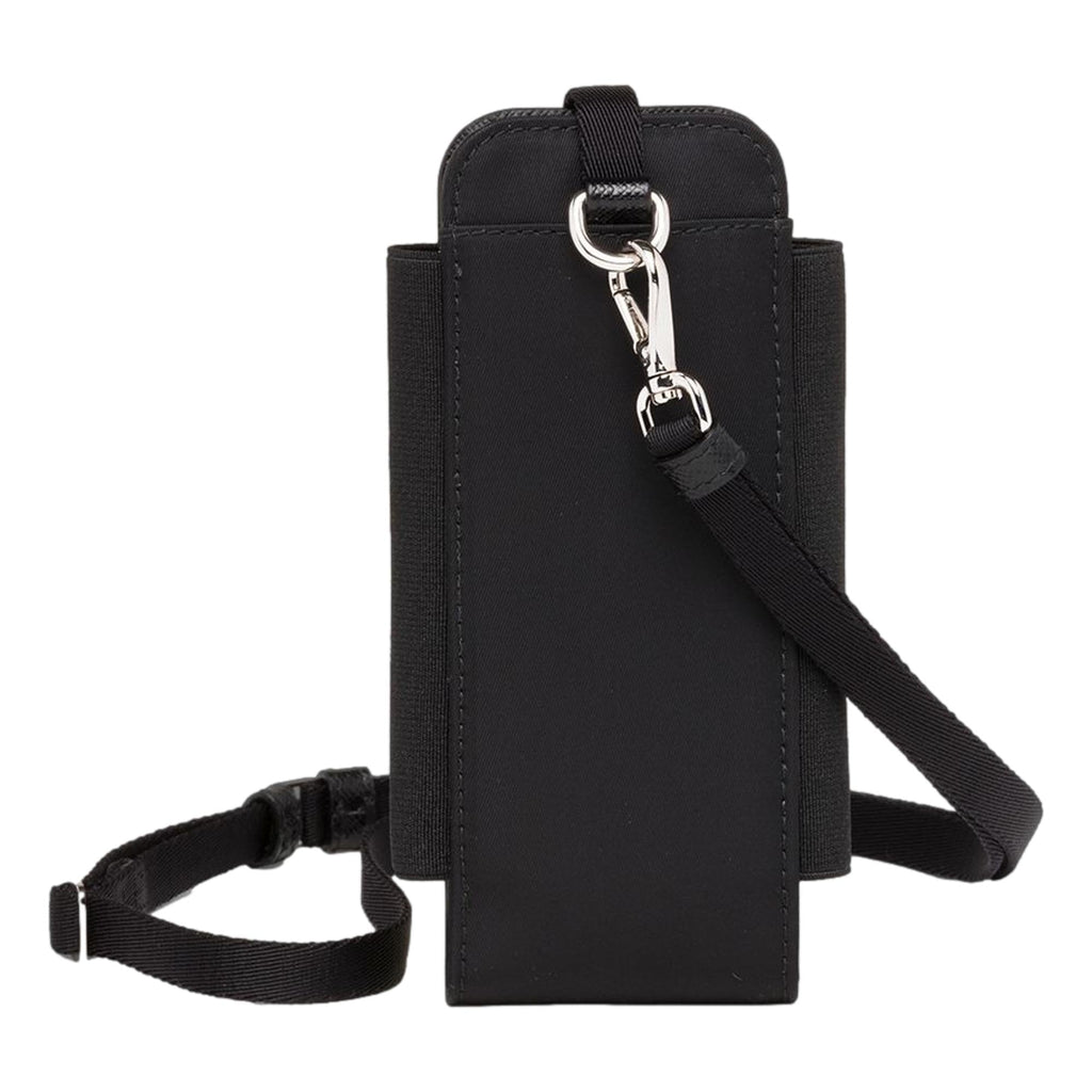 Prada Re-Nylon Black Lanyard Smartphone Holder Case Pouch Bag at_Queen_Bee_of_Beverly_Hills
