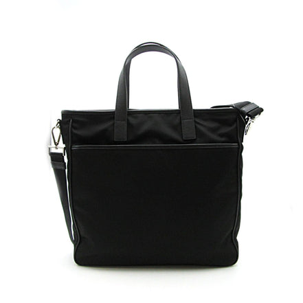 Prada Re-Nylon Black Nylon and Saffiano Large Crossbody Tote Bag available at Queen Bee of Beverly Hills