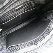 Prada Re-Nylon Black Nylon and Saffiano Large Crossbody Tote Bag available at Queen Bee of Beverly Hills