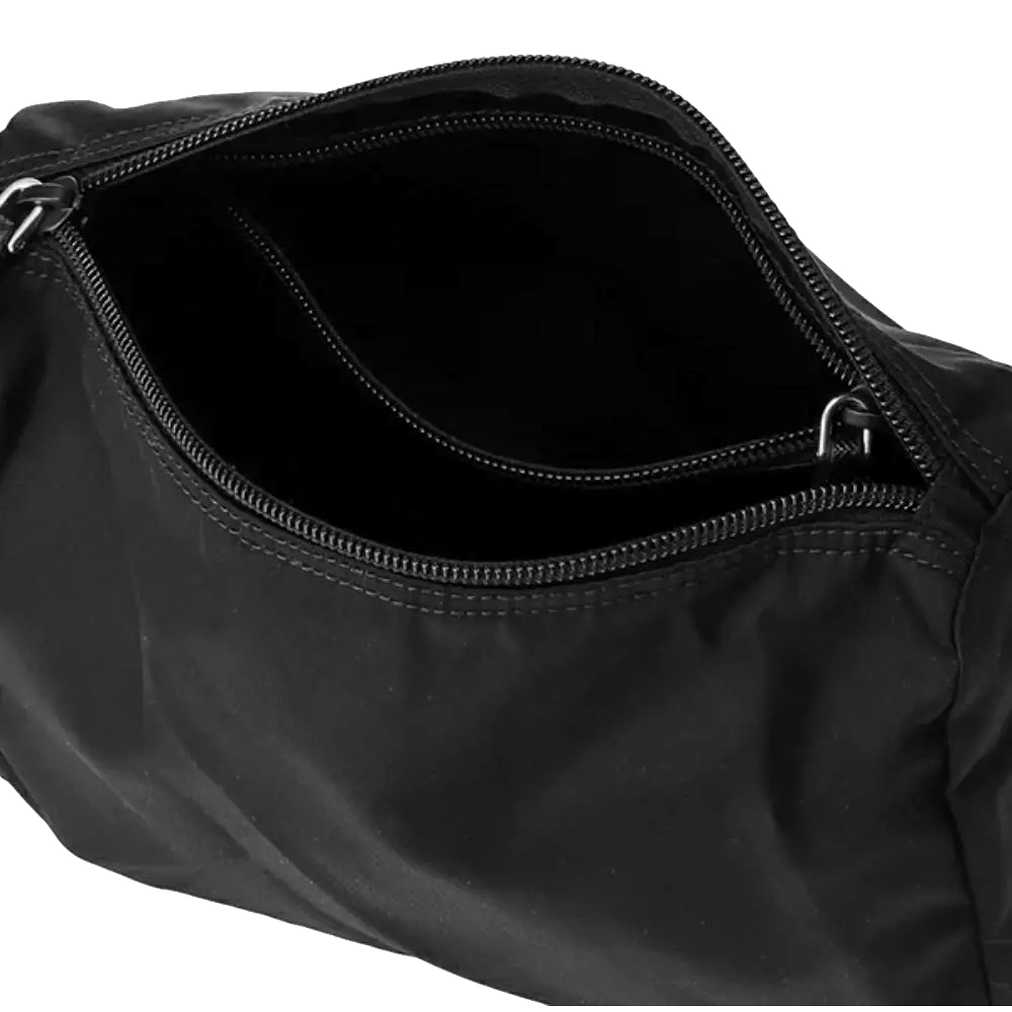 Prada Re-Nylon Necessaire Tessuto Nylon Nero Black Large Pouch Clutch Bag available at Queen Bee of Beverly Hills