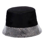 Prada Bucket Hat with crystals sold at Queen Bee of Beverly Hills