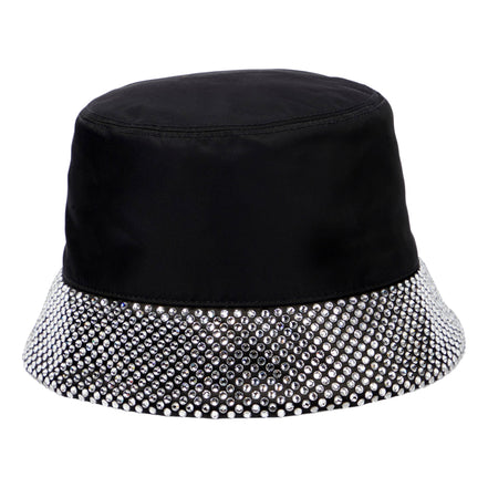 Prada Bucket Hat with crystals sold at Queen Bee of Beverly Hills